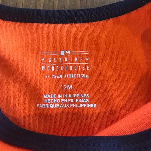 2 San Francisco Giants Baseball One piece sz 12M - Picture 3 of 4